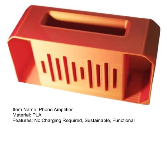 Zesilovač telefonu Pasivní reproduktor 3D tištěný stojánek na telefon Přenosný zesilovač telefonu Není nutné nabíjení Zesilovač zvuku telefonu pro mobilní telefon