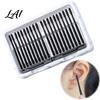 Clean Ear Canal Earwax Remover 20Pcs Disposable Wax Removal Sticks Self Adhesive Cleaning Hygenic Picks Swabs with Soft Suction Tip Hygienic