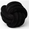 Nordic Three-Strand Knotted Ball Pillow – Handwoven Crystal Velvet Cushion 