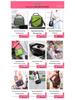 Mesh Water-Repellent Large Women's Fashion Sports Bag for Autumn/Winter