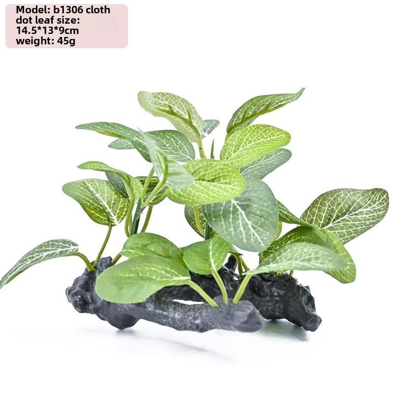 "Simulation Kunststoff Lotus & Wassergras Aquarium Dekoration"