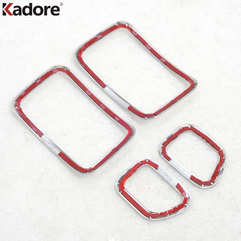 For Mitsubishi Pajero Montero Sport 2009-2014 Chrome Car Front Side Air Condition Vent Outlet Cover Trim Interior Accessories