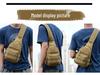 Men's Outdoor Multifunctional Crossbody Chest Bag with Water Bottle Holder - Ideal for Travel, Sports, and Mountaineering