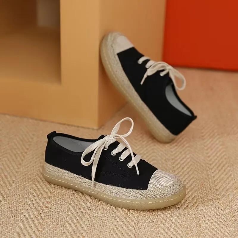 Women's Casual Shoes Ladies Luxury Tennis Sneakers For Women Trends 2024 Comfortable Flats Canvas Outdoor Fashion Trekking Shoes