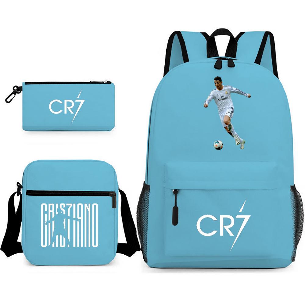 Stitc Cartoon Full Print Backpack Student Bag Pencil Case Two-Piece Set Children'S Backpack