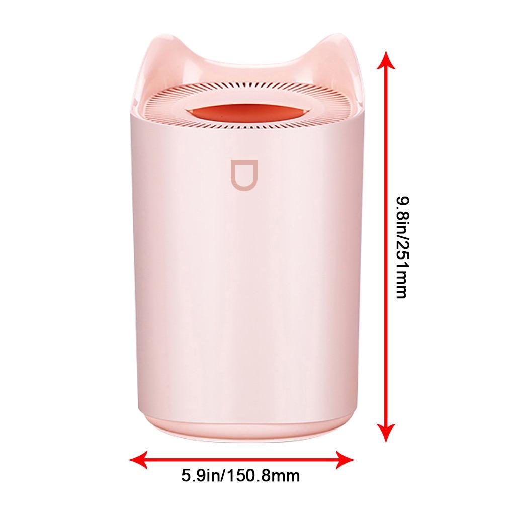 Humidificador de Aire Creativo para el Hogar Humidificador de Escritorio de Llenado Superior USB Gran Capacidad Doble Boquilla de Escritorio Doble Boquilla Doméstica Silencioso