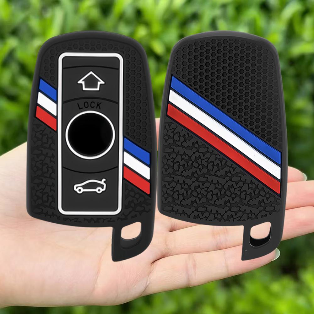 Silicone Shell Fob for BMW X5 E53 X3 F83 E46 E39 E38 E60 E63 E61 E64 Series 3 5 7 330i Z3 Z4 E85 E86 M5 325i Car Key Case Cover