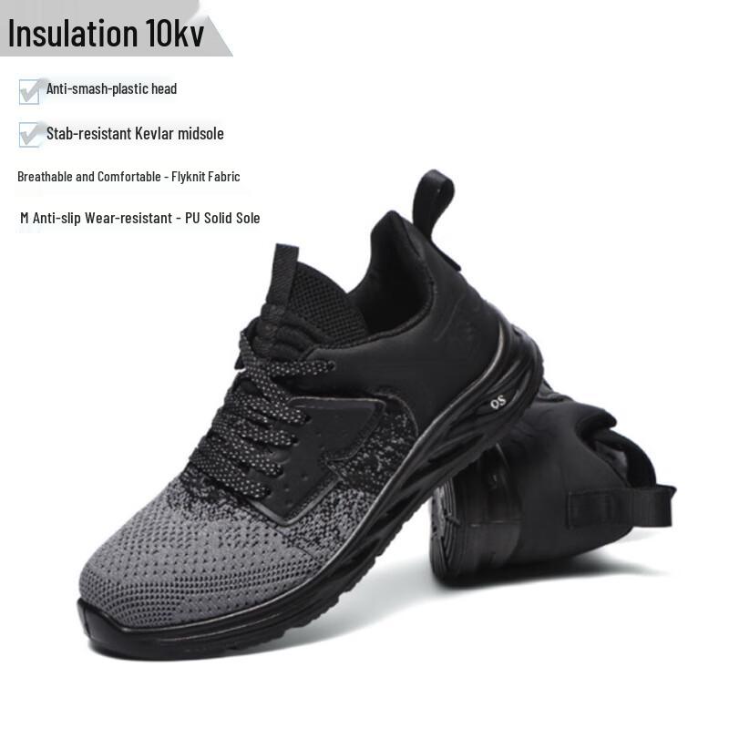 Bozong Lightweight Breathable Safety Shoes 36