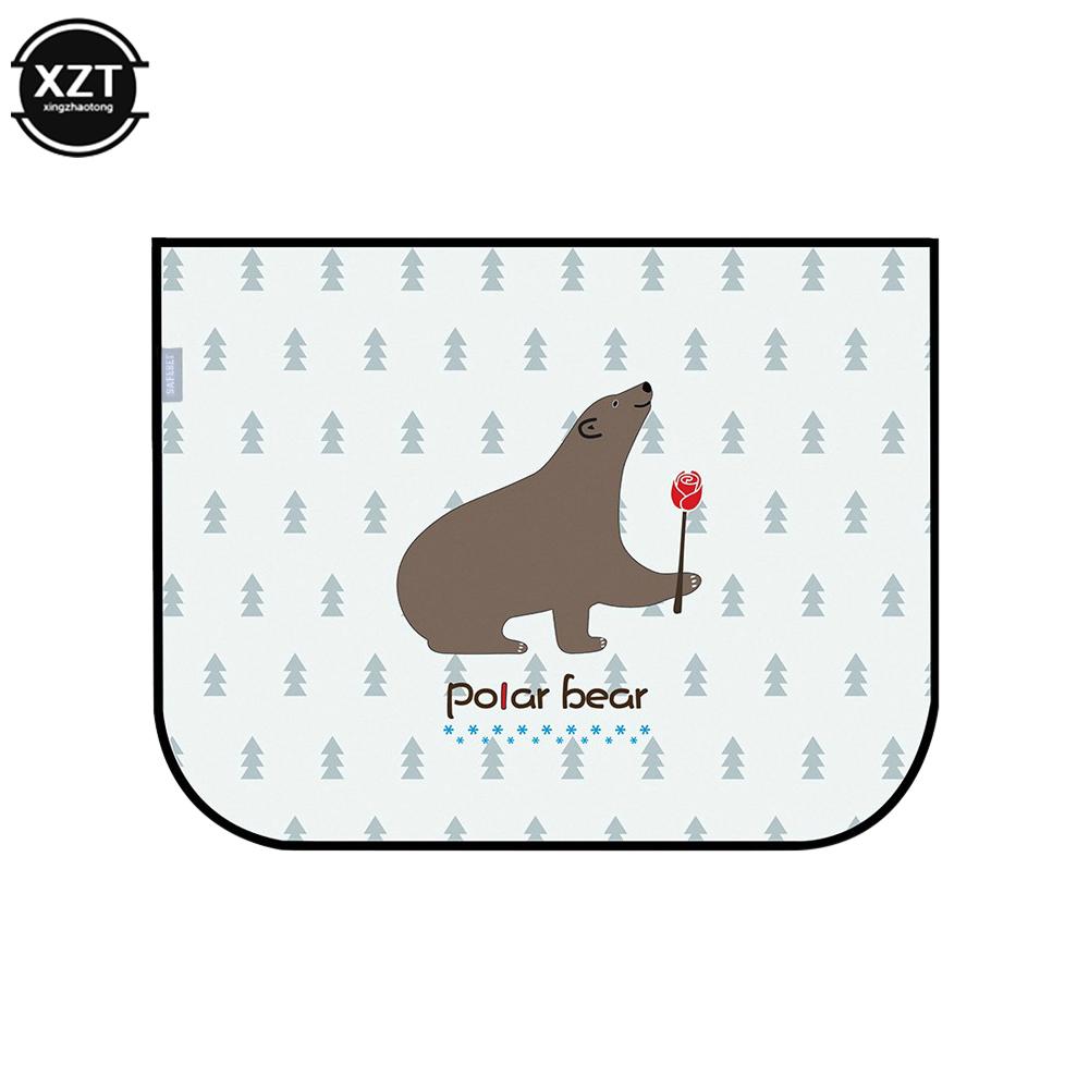 Car Magnetic Curtain In The Car Window Sunshade Cover Cartoon Universal Side Window Sunshade UV Protection For Kid Baby Children