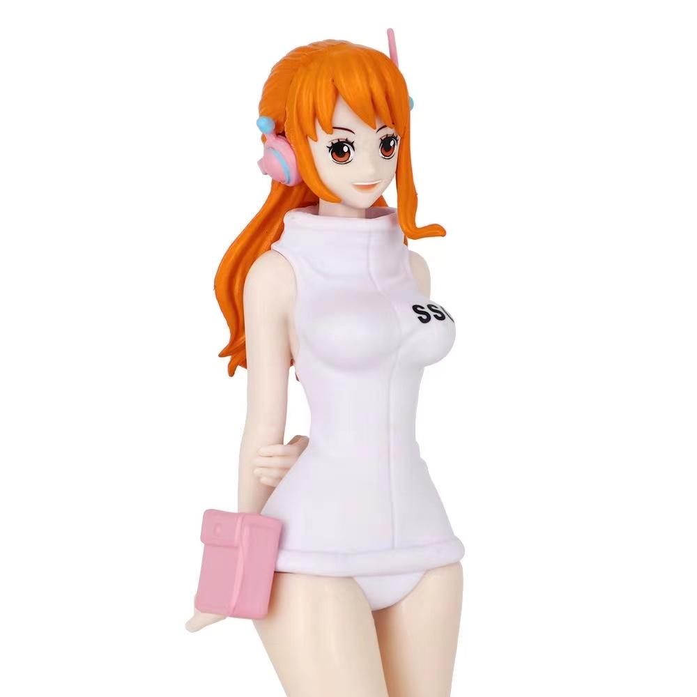 One Piece Future Island Series Figurine Luffy Nami Zoro Chopper Sanji Bonny Model 22cm PVC Action Figures Statue Collection Children Gifts