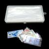 100Pcs Banknotes Holder Coin Album Storage Bag Box Photocards Pvc Page Paper Money Cedulas Collection Case Transparent Organizer