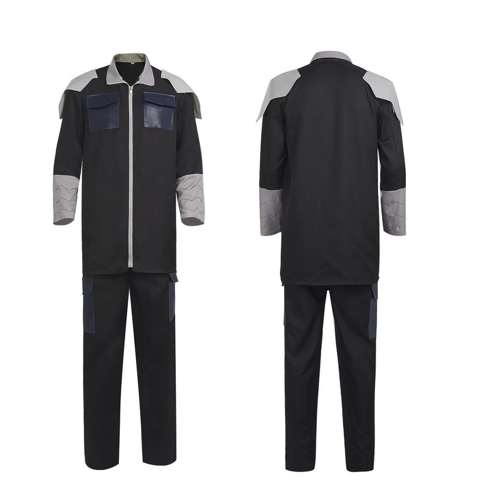 High-quality Polyester Monster No. 8 Cosplay Costume Black Anime Team Uniform For Men And Women