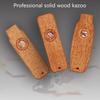 Wood Kazoo With Diaphragm Professional Lightweight Portable Kazoo  Musical Instrument Ukulele Guitar Partner