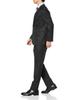 Takakyu Shiny Wool Blend Suit with Comfortable Slim for and Product 110011803117323 Men's 3-Piece 4-Way Stretch, Fit, Fall, Winter, Spring, Black,