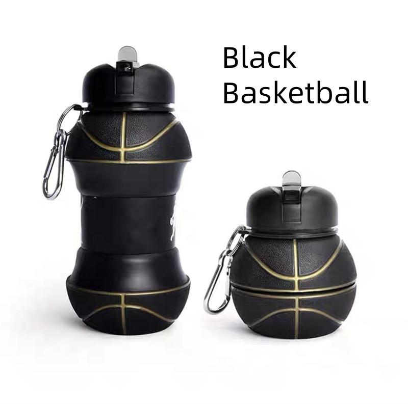 

Складная бутылка для воды, походные кружки, кружка, спорт на открытом воздухе, баскетбол, футбол, теннис, гольф, школа, герметичная, портативная, детская бутылка для воды 0.55L