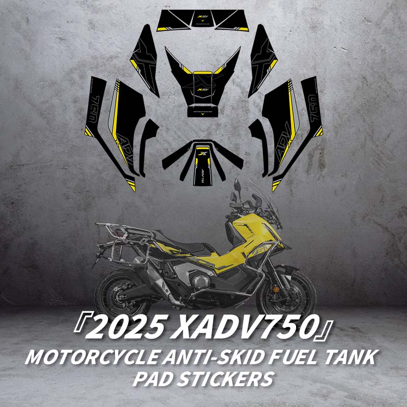 For HONDA X ADV750 2025 Fuel Tank Protection Stickers Kits Of Motorcycle Accessories Gas Fuel Pad Decoration Refit Decals