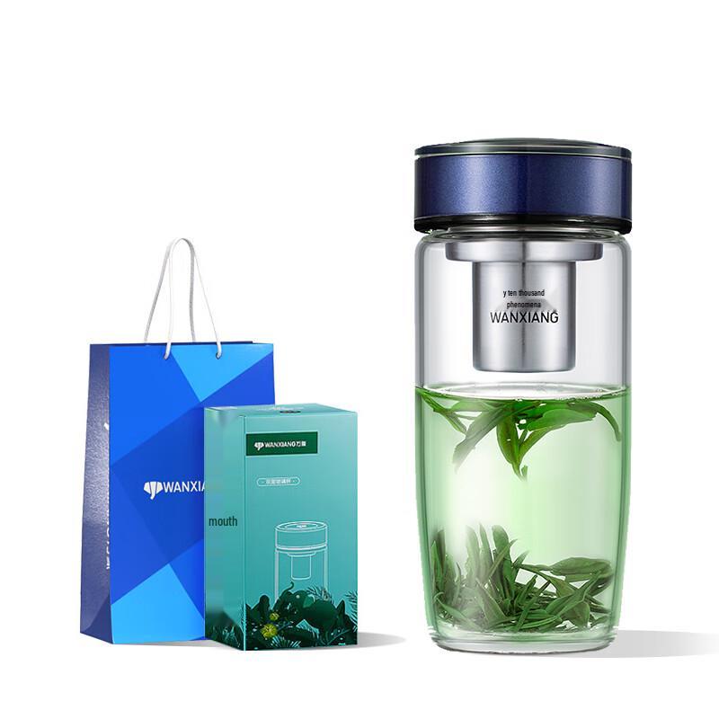 Wanxiang Portable Glass Tea Bottle with Infuser