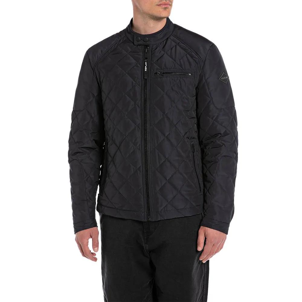 Replay - M8000 Quilted Jacket - Jackets - Herren - Blau - 2XL - Bild 5