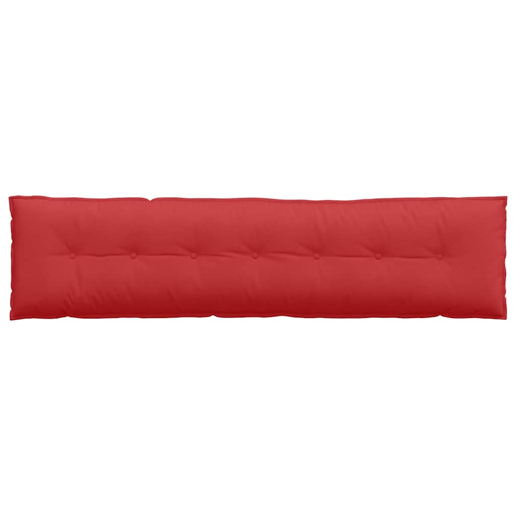 Back Cushion Red 200 x 19 x 50 cm Fabric