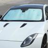 DIYUCAR Sunshade for Jaguar Windshield Front Blackout Front Car Sun UV Car Custom Easy Installation F-TYPE 2013-2024, Sunshade, Shade, Sunshade,