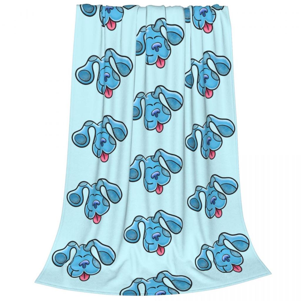 Blues Clues Cartoon TV Show Blanket Flannel Funny Warm Throw Blanket for Bedspread Winter