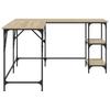 Desk Sonoma Oak 139x139x75 cm Particleboard