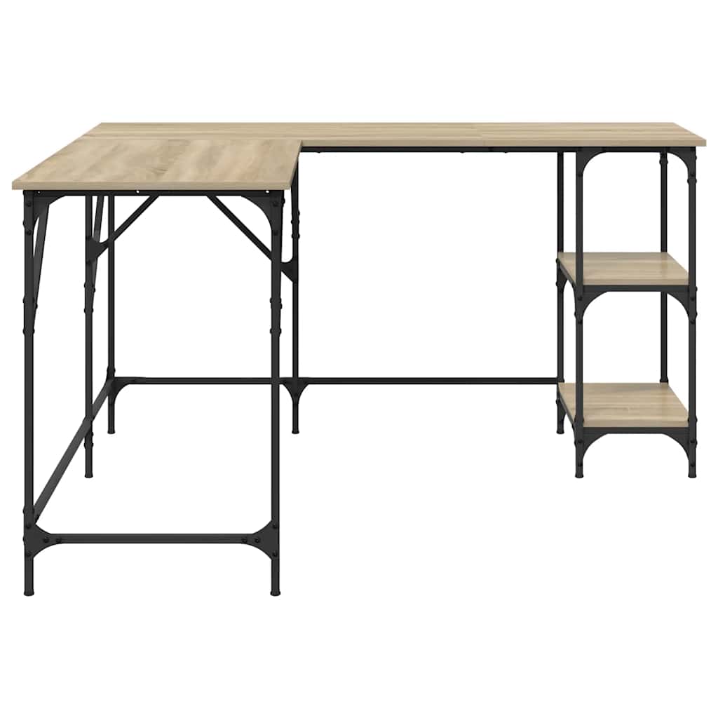 Desk Sonoma Oak 139x139x75 cm Particleboard