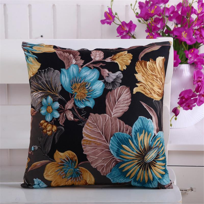 45x45cm Classic Geometric Printed Throw Pillowcase Home Sofa Chair Seat Cushion Cover Autumn Decoration
