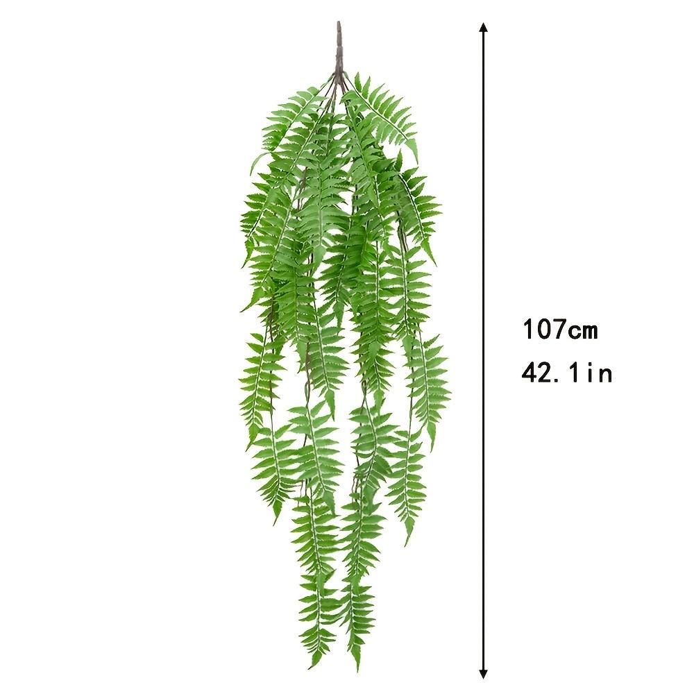 Artificial Hanging Plants 3.3ft Fake Hanging Fern Vines with 30 Leaves Wall Decor Greenery for Home Wall Outdoor Indoor Decor