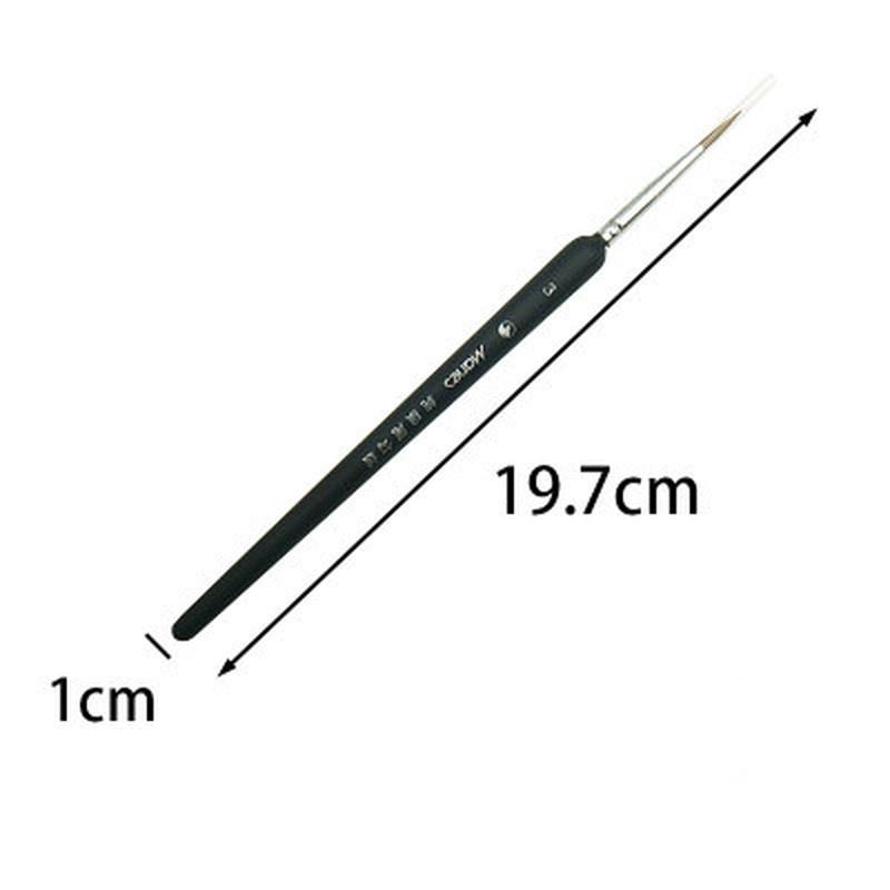 9/10 Pcs Miniature Paint Brush Set Professional Nylon Brush Acrylic Painting Thin Hook Line Pen Art Supplies Hand Painted