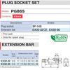TONE Plug Socket Set PG86S 3/8" Inch Drive 14mm 4-