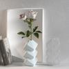 1 Set DIY Blumenvase Silikonform Handgefertigt Stapelwürfel Dekorative Vase Epoxidharz Gießform Vasen Basteln Gips Zementform