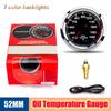 PSI Boost/PRM/Water Temp/Oil Temp/Oil Press/Voltage/Air Fuel Ratio/EGT 2"52mm Car Gauge 7Color LCD Digital Instrument Kit Holder