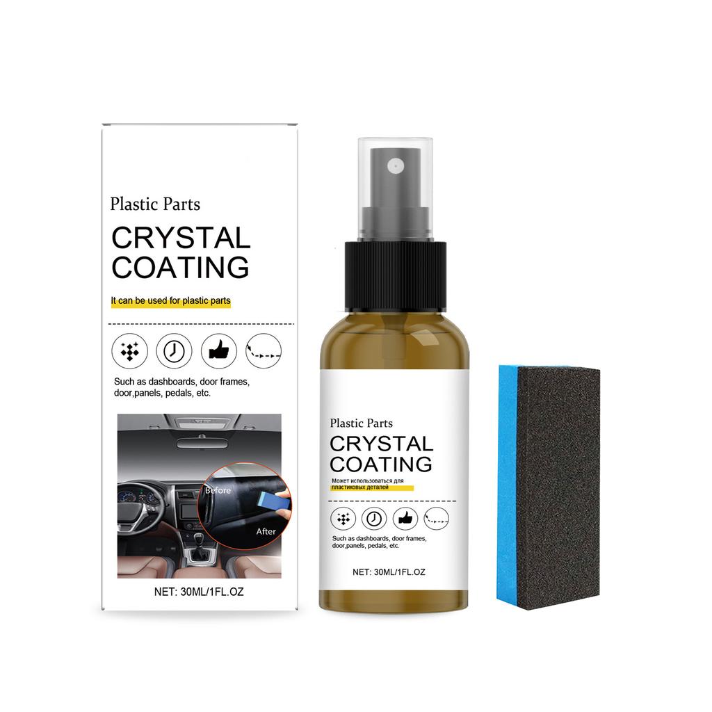 Automotive Plastic Coating Spray, Interior Dashboard Polishing, Maintenance, Dustproofing, And Ceramic Coating Spray 30ml