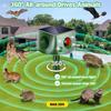 Solar Repellent ABS Material Ultrasonic Animal Repellent Solar Powered Ultrasonic Animal Control for Farm Garden Lawn