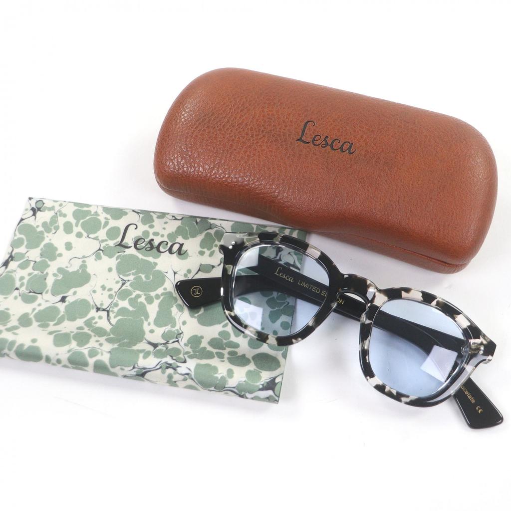 Great Lesca Lunetier sunglasses TRAP PANTO LIMITED EDTION Used