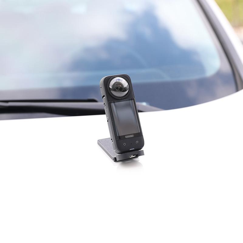 Suport magnetic pentru cameră sport pentru camera de acțiune Insta360 X3 X4 Suport suport de birou Bază montată pe perete pentru video video auto Vlog