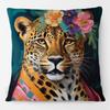 Vintage Floral Animals Cushion Cover Bird Parrot Rabbit Zebra Lepoard Dog Cat Print Sofa Pillow Case