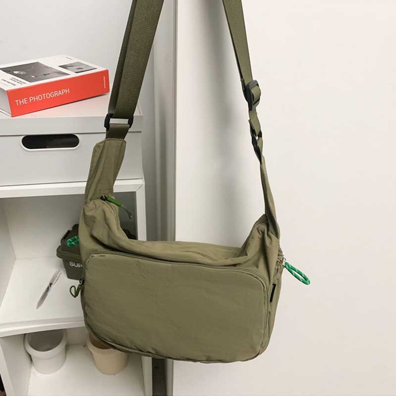 Large Capacity Yoga Fitness Bag Exercise Casual Crossbody Travel Backpack Nylon Material Soft Shoulder Bag for Young Adults