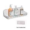 High-End Punch-Free Wall-Mounted Soap Holder - Bathroom Shower Toilet Draining Soap Dish