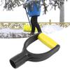 Shovel D Grip Handle 32mm Inner Diameter Silicone Grip Reinforcement Snow Shovel Handle Replacement for Digging Raking Tool
