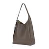 Tory Burch Romy Adjustable Strap Patchwork Design Leather Shoulder Bag Women Shoulder Bag Mushroom-Gray 170964-250