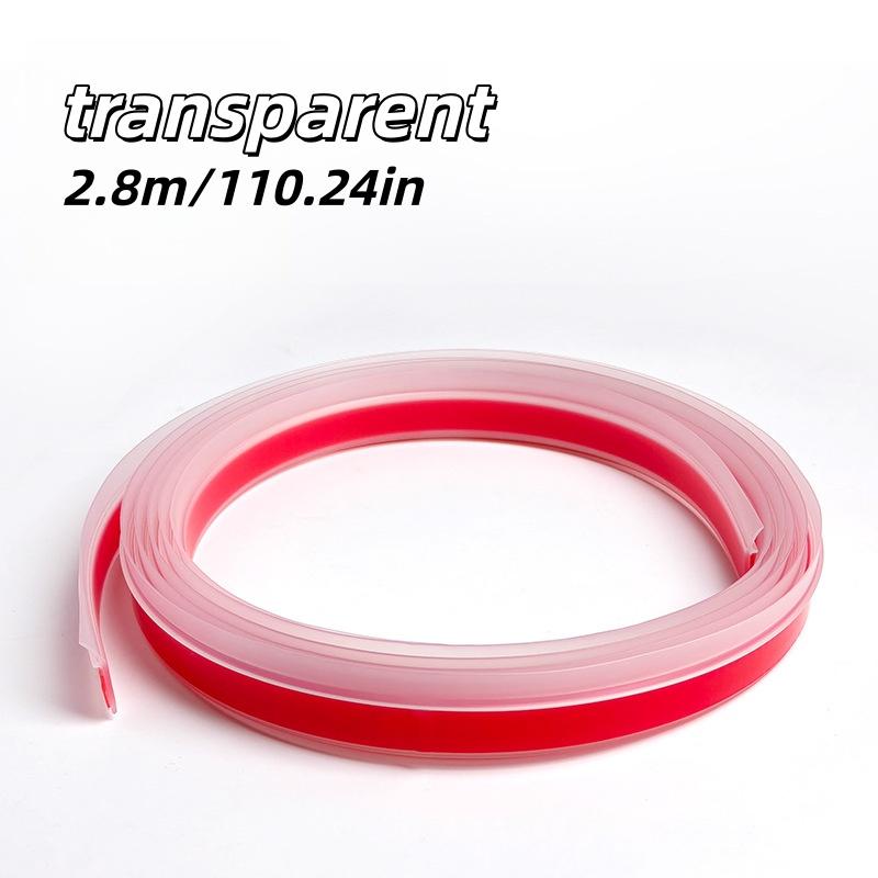 

1pc 2.8m/110.24in Closet and cabinet seals, dust strips, double door dust seals,Cabinet door self-adhesive sealing strip 2.8m прозорий