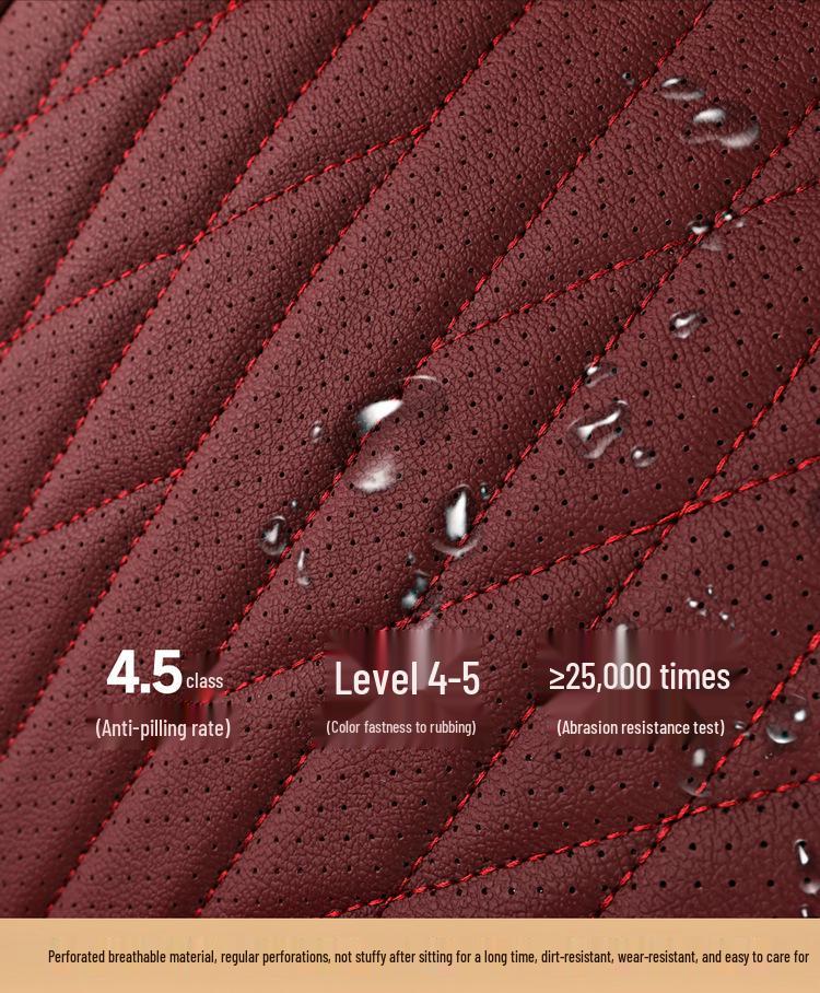 Buick GL8 Leather 7-Seat Full Coverage Car Seat Cushion, All-Season