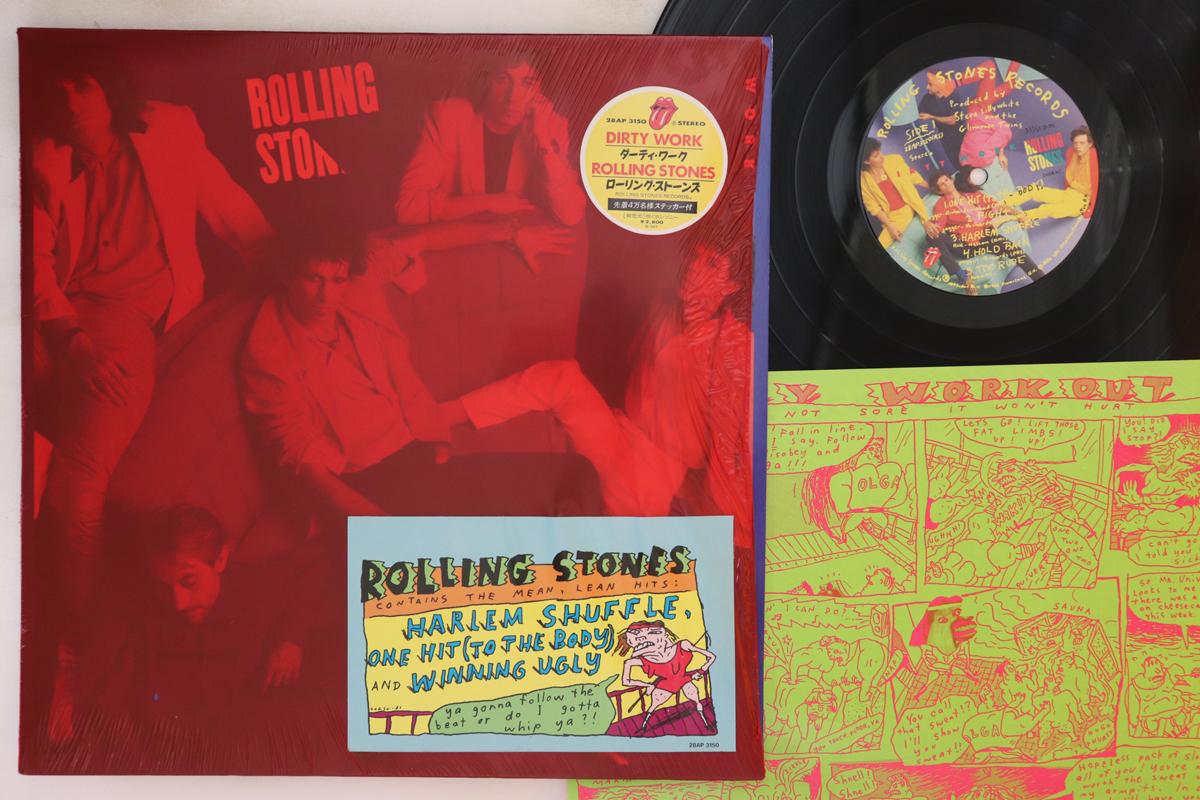 

LP Record ROLLING STONES Dirty Work 28AP3150 ROLLING STONES 1986 Japan Rock Used