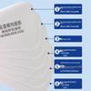 5N11 Half-Face Gas Mask with Trapezoidal Dust Filter Cotton for 6200/6800 Cartridge