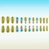 Press On Nail,Fake Nail Stick Glues On Nail False Nail Acrylic Nail Artificial False Nail for DIY Nail Art Designs