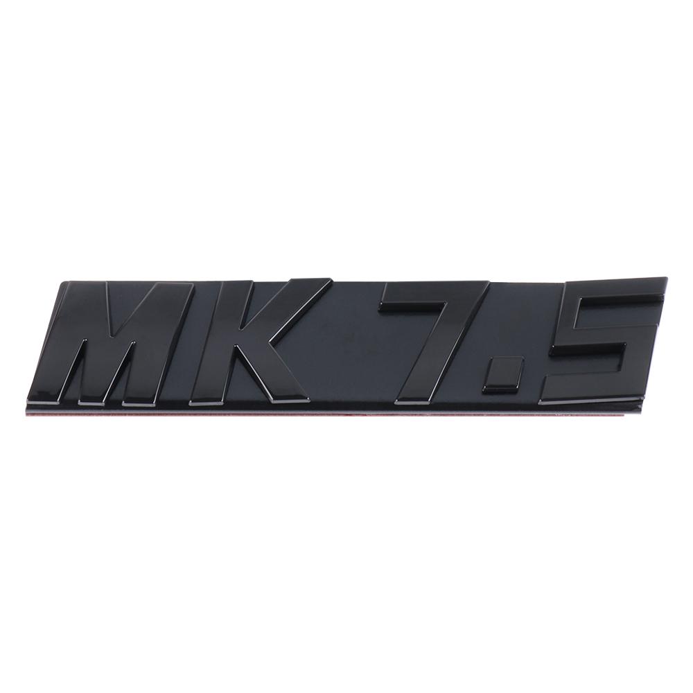 AABKY1 1pc 3D Metal MK5 MK6 MK7 MK7.5 Badge Emblem Car Sticker Front Grille Decor Decals For Volkswagen VW Jetta Touran POLO Golf 5 6 7