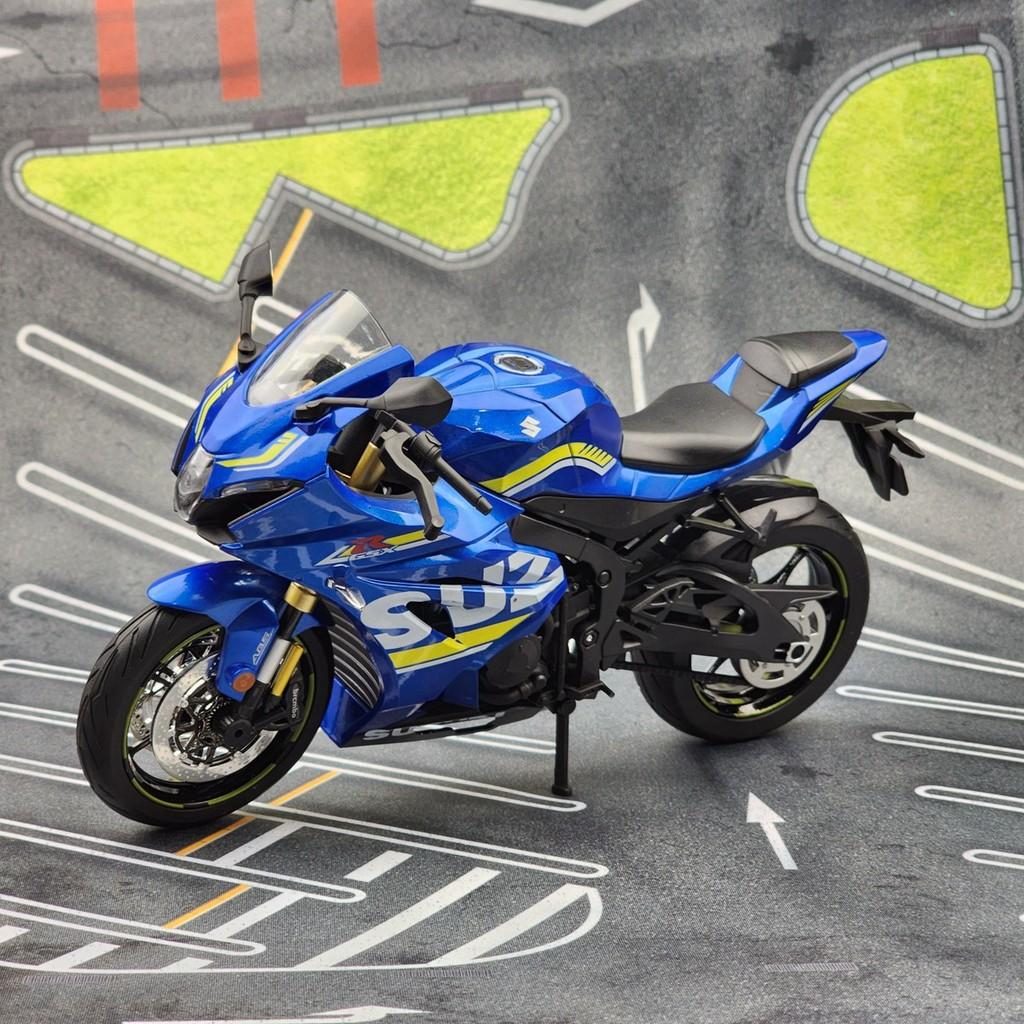 Simulation Suzuki Alloy Gsx Motorcycle Model Car Toy With Function Lighting