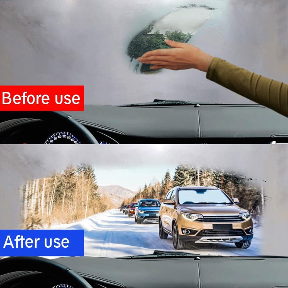 1 ks nátěrová fólie na autoskla, dešťově odolný sprej proti zamlžování, univerzální nátěr na čelní sklo auta, okenní sklo, proti zamlžování, dešťově odolný prostředek